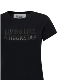 T-shirt with printed writing