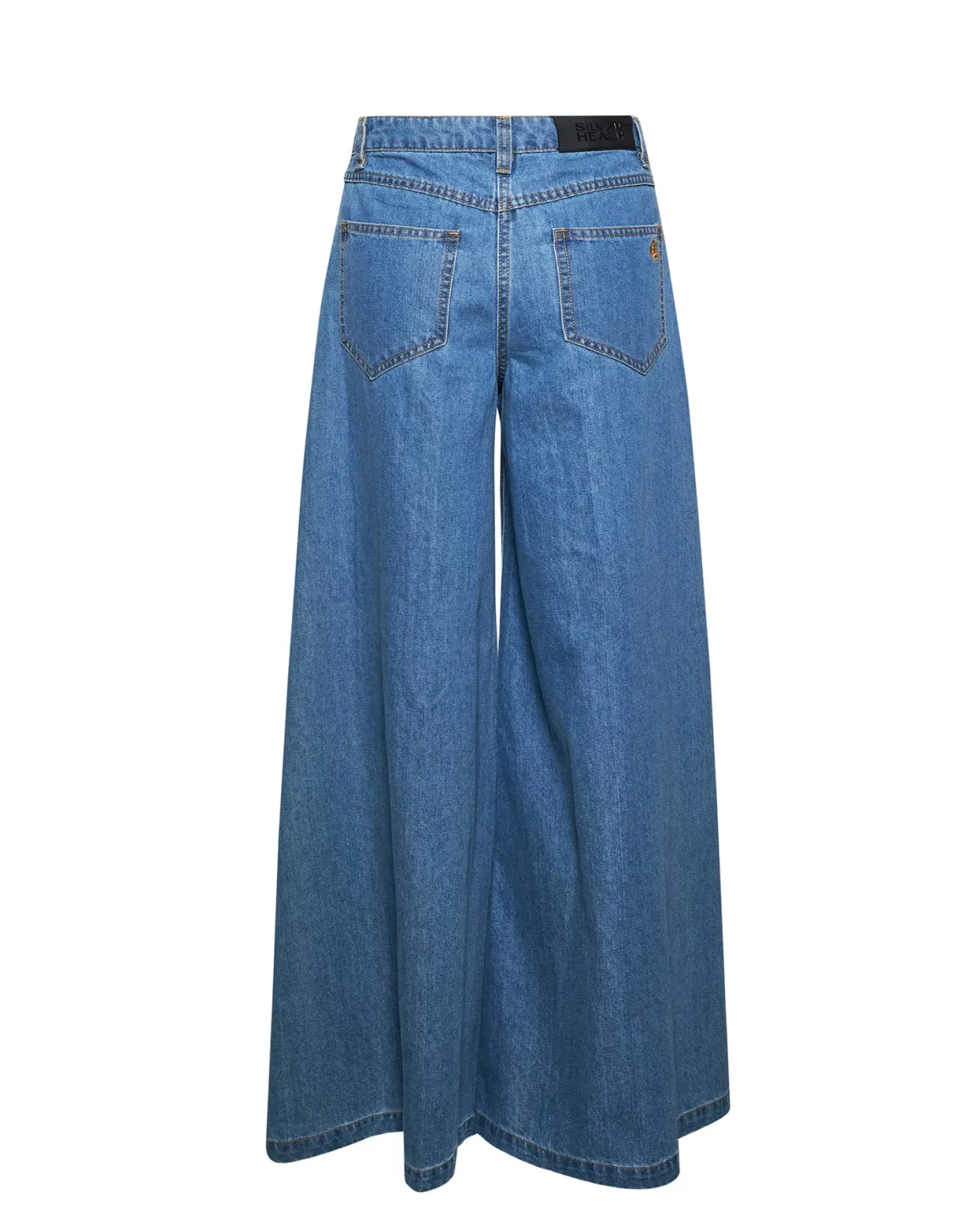 Wide trousers with contemporary design
