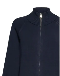Zip-up cardigan
